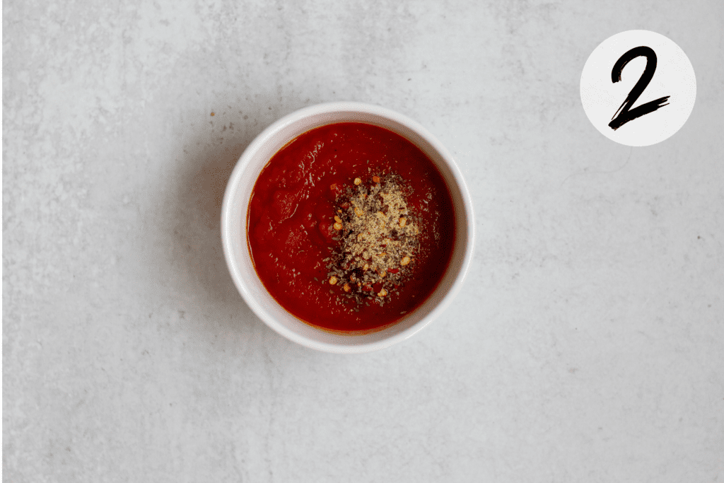 Mix Spices with Sauce