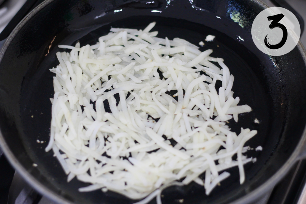 Pan fry hash browns