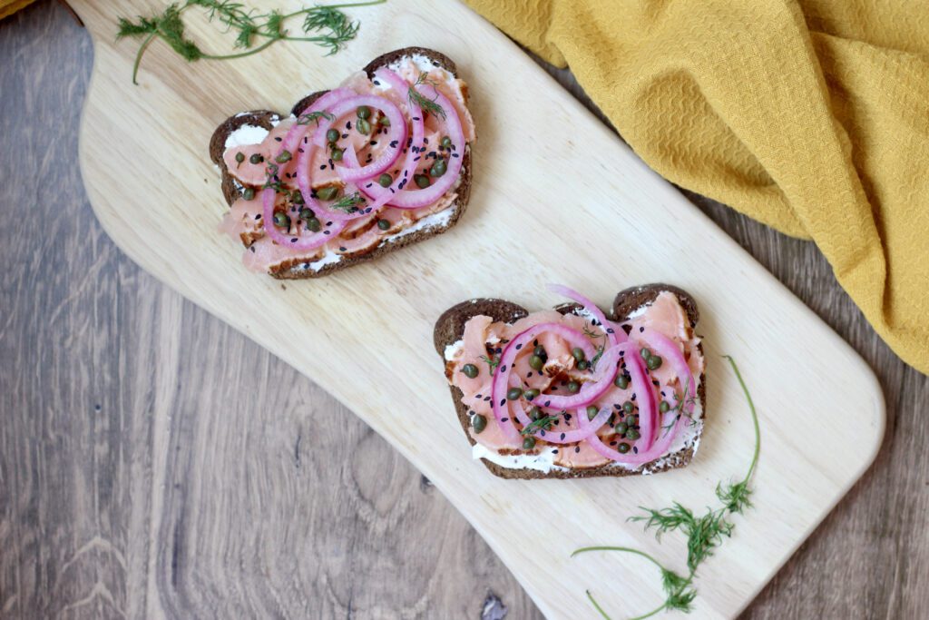 Healthy Breakfast Smoked Salmon Toast
