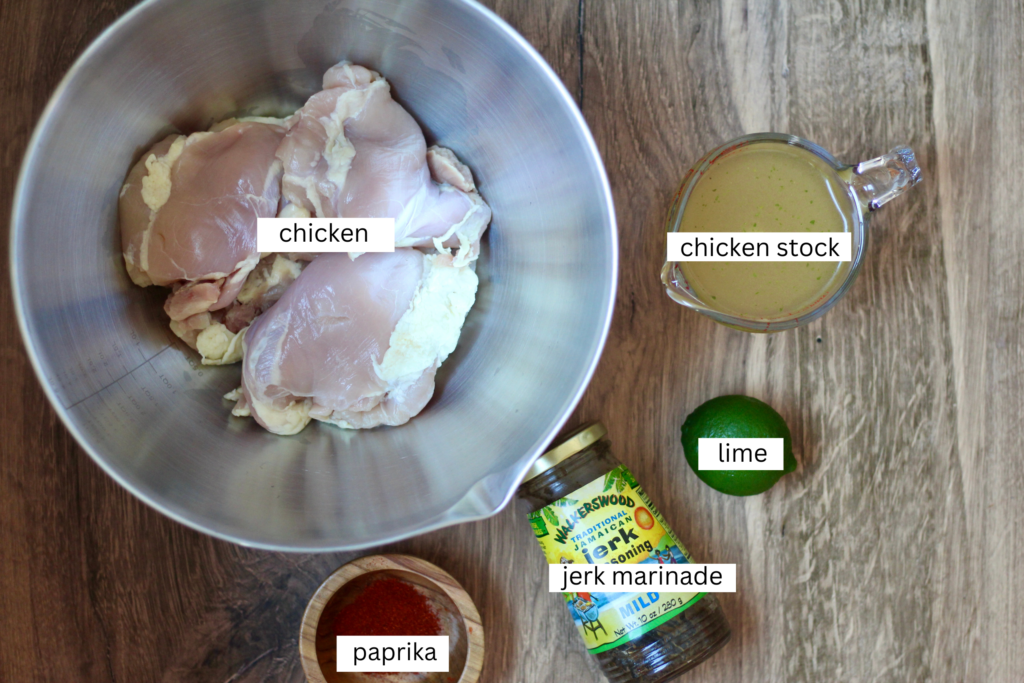 Jerk Chicken Ingredients