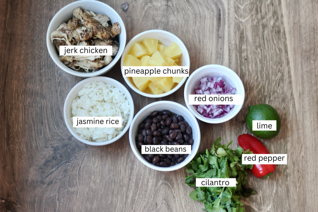 Jerk Chicken Rice Bowls Ingredients