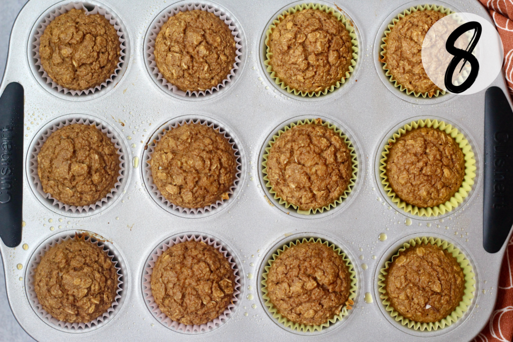 Baked Pumpkin Banana Muffins