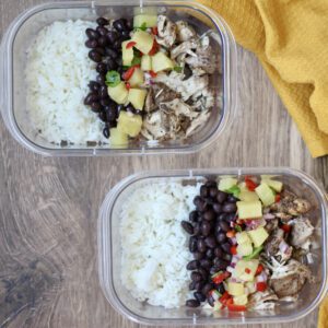 Jamaican Jerk Chicken Bowls with Pineapple Salsa