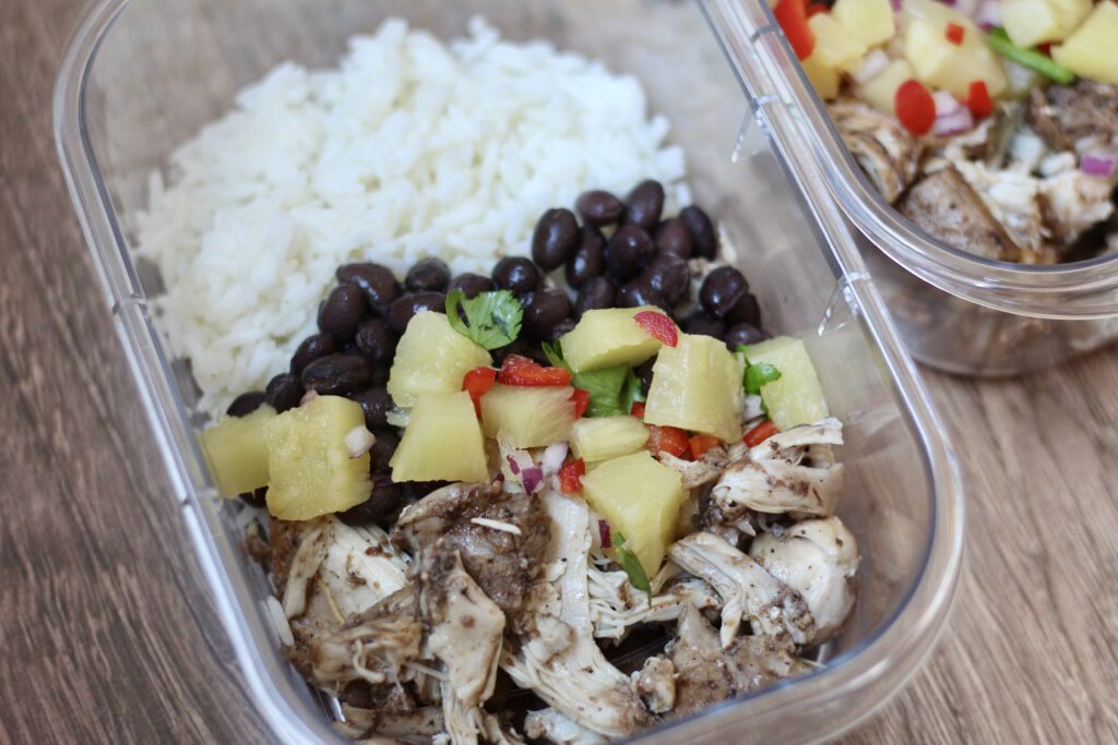 Jerk Chicken Bowl Up Close