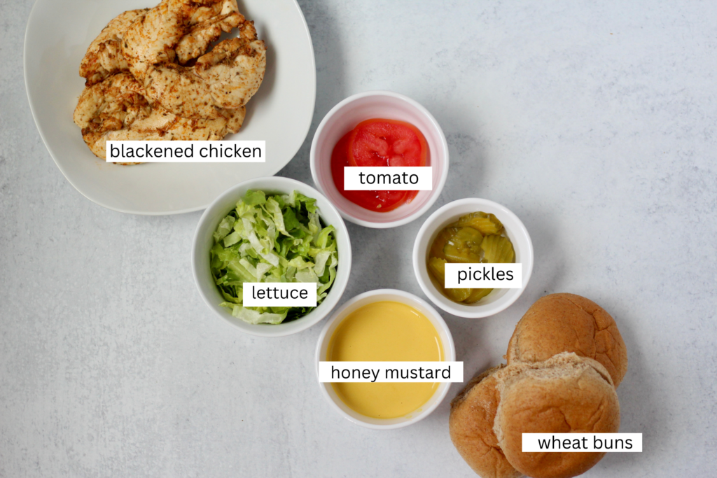 Blackened Chicken Sandwich Ingredients