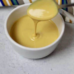 Homemade Honey Mustard Poured