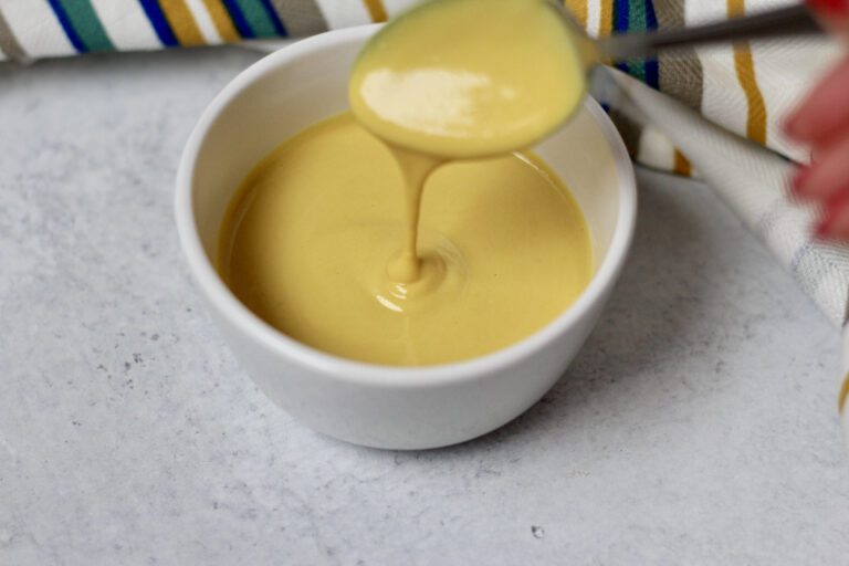 Homemade Honey Mustard Poured