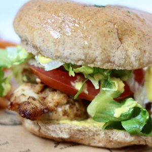 Blackened Chicken Sandwich Up Close