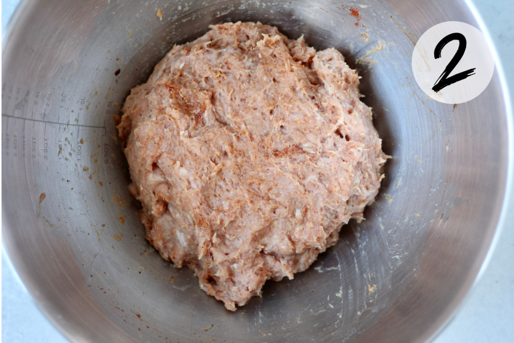 Meat Mixture Mixed