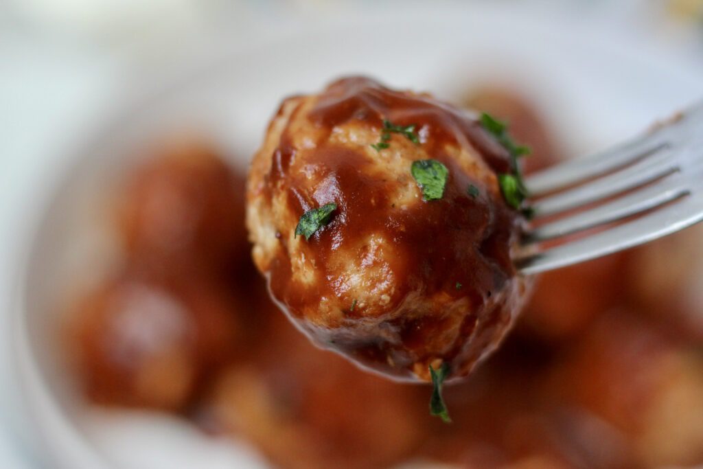 BBQ Turkey Meatballs