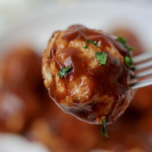 BBQ Turkey Meatballs