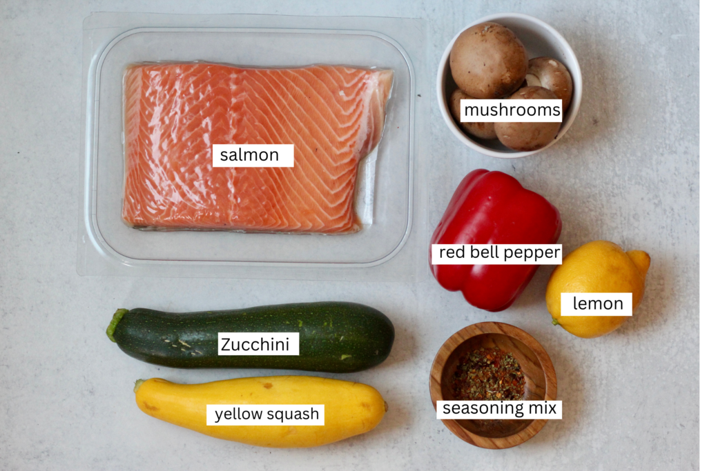 Sheet Pan Salmon Ingredients