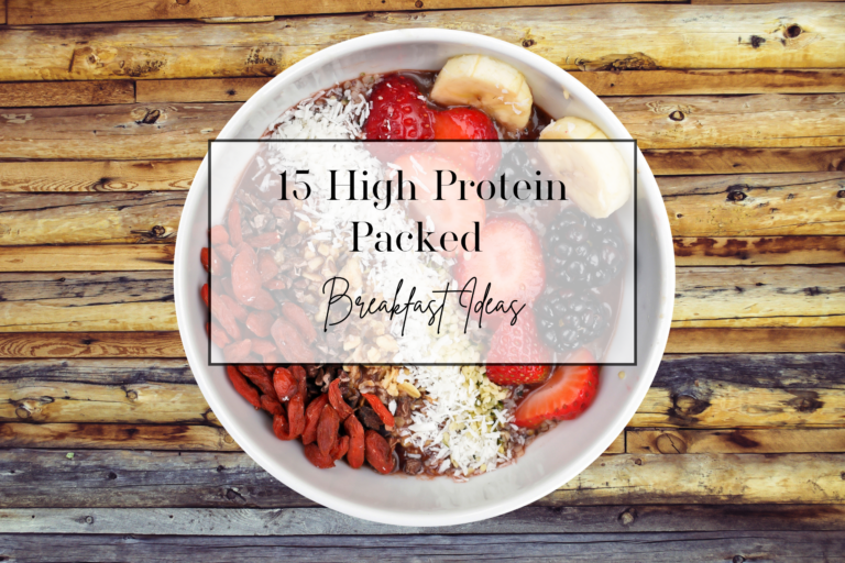 High Protein Breakfast Ideas