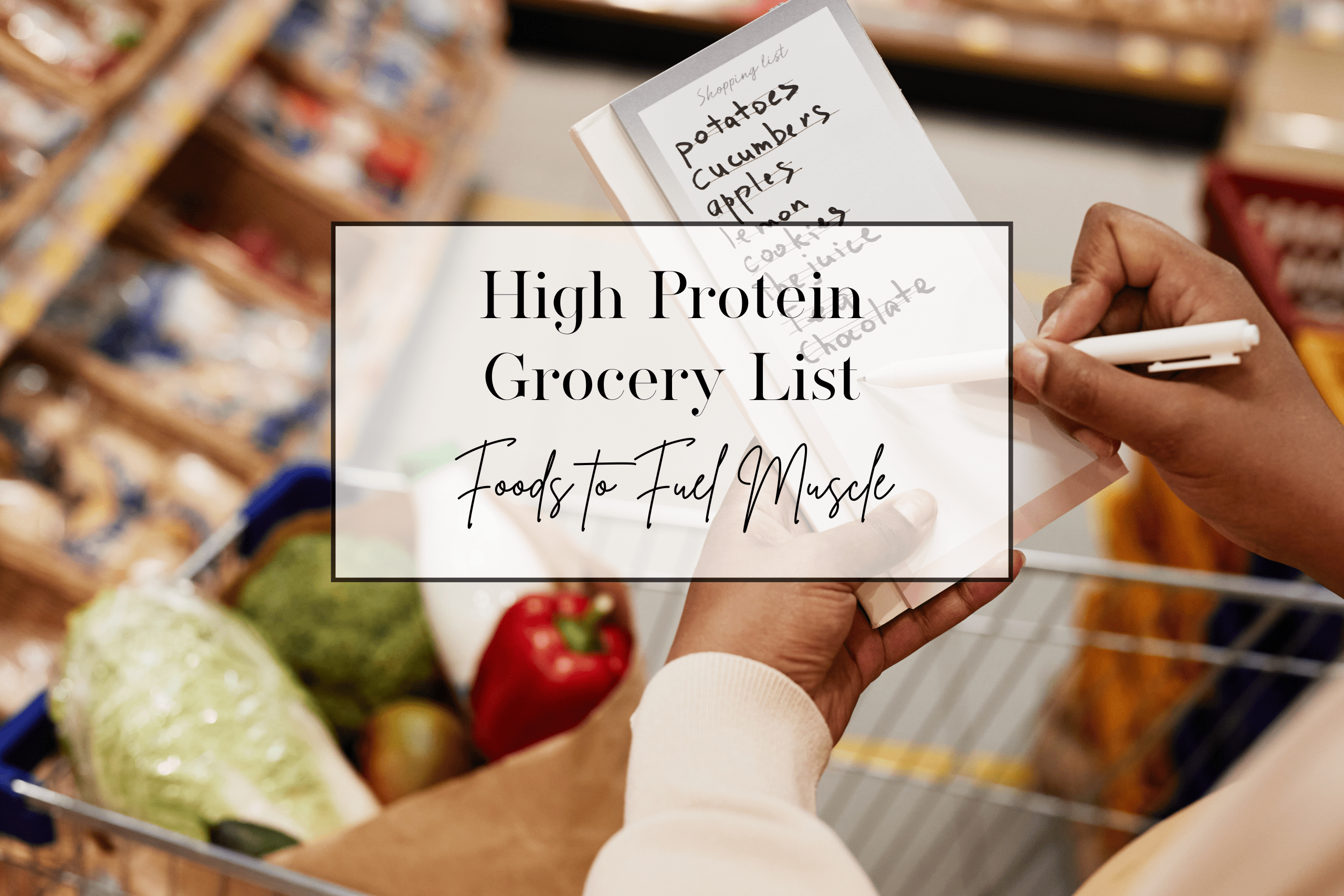 High Protein Grocery List