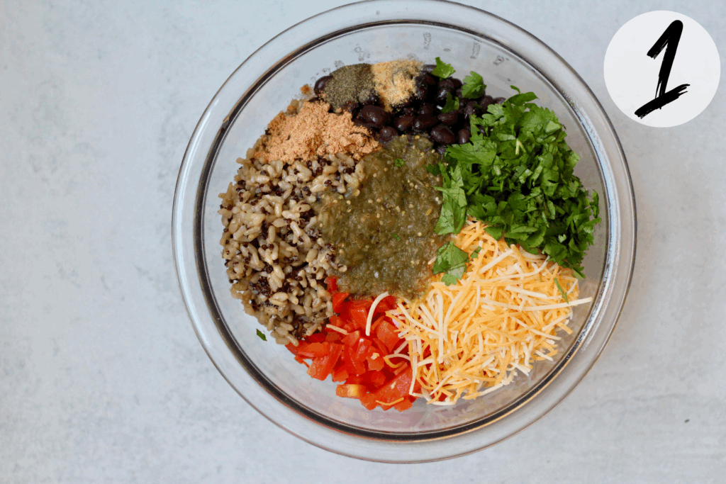Put all ingredients in a bowl