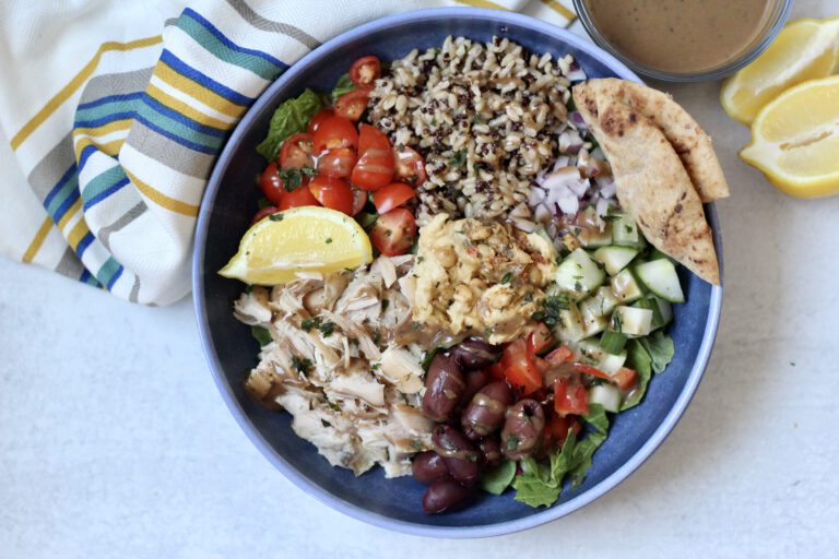 No Cook Mediterranean Grain Bowl