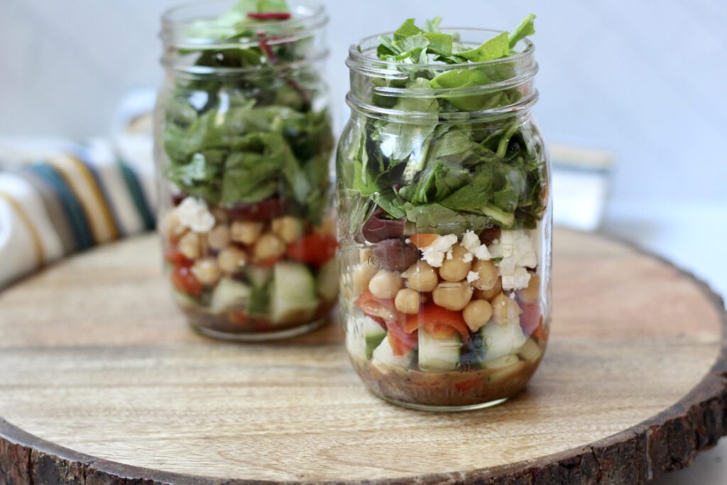 Meal Prep Mason Jar Salads