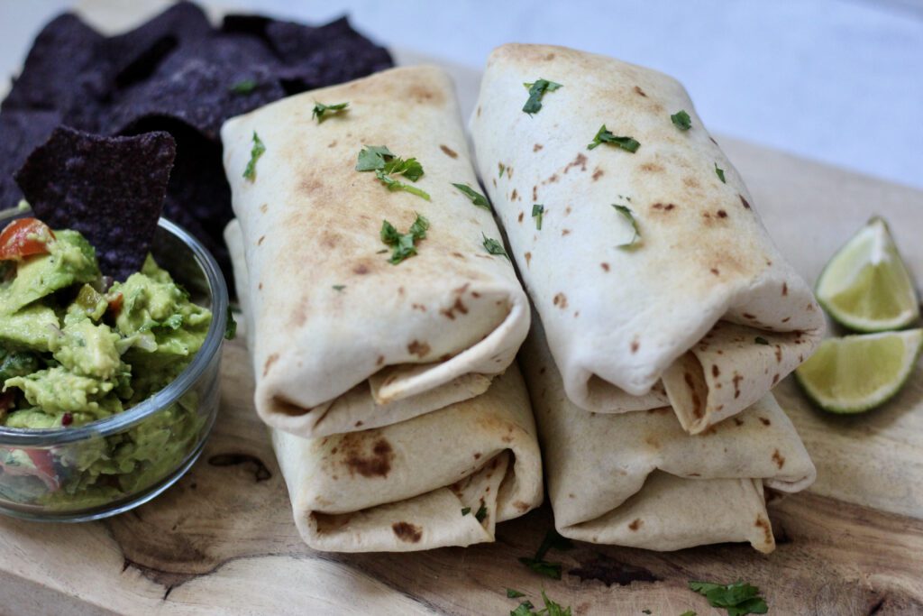 Chicken Burritos Wrapped