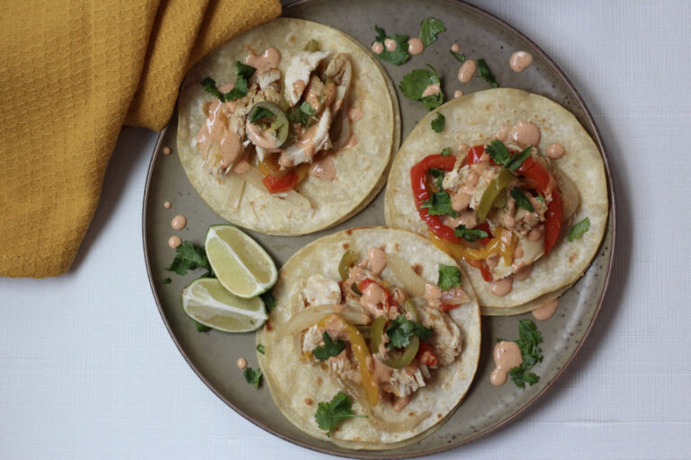 Slow cooker chicken fajitas