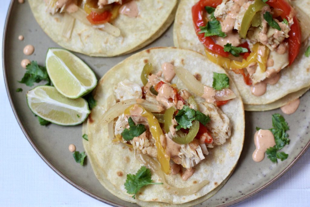 Fajitas up close