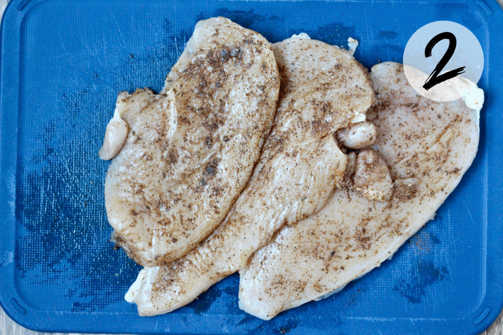 Season Chicken with the oil mixture
