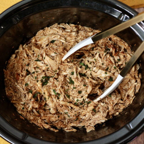Slow Cooker BBQ Pulled Chicken