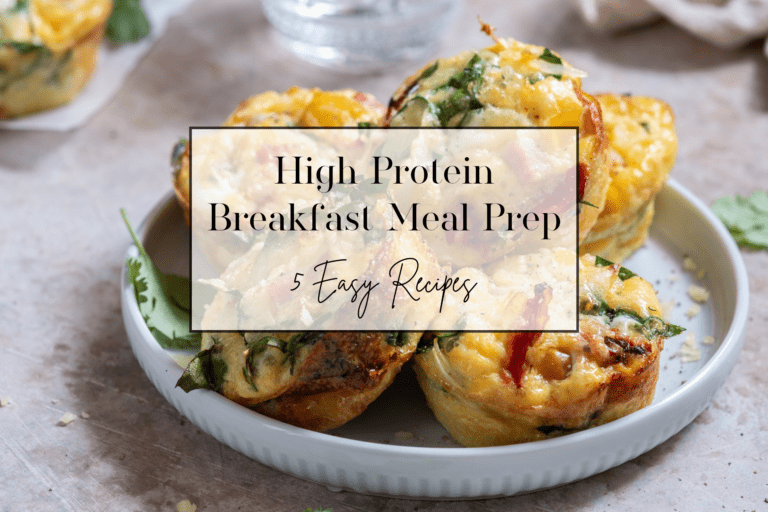 High Protein Breakfast Meal Prep