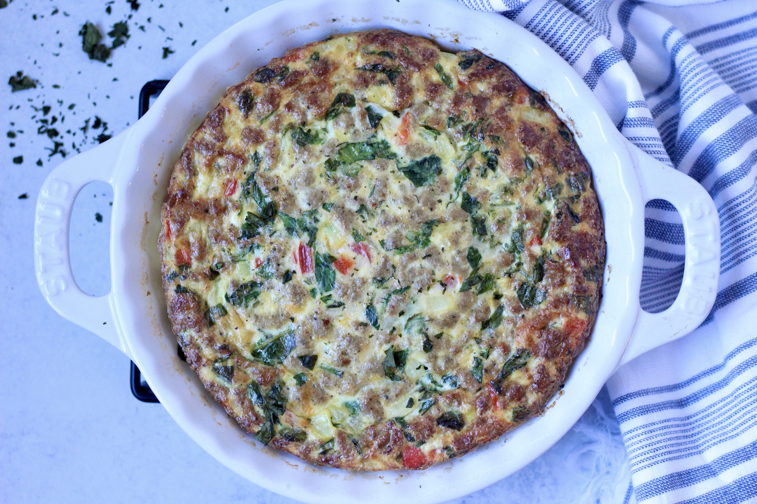 Crustless Healthy Quiche Recipe