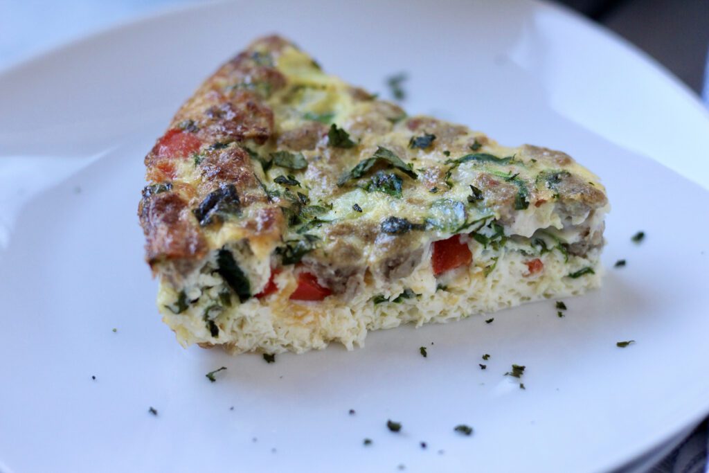Sliced Healthy Quiche
