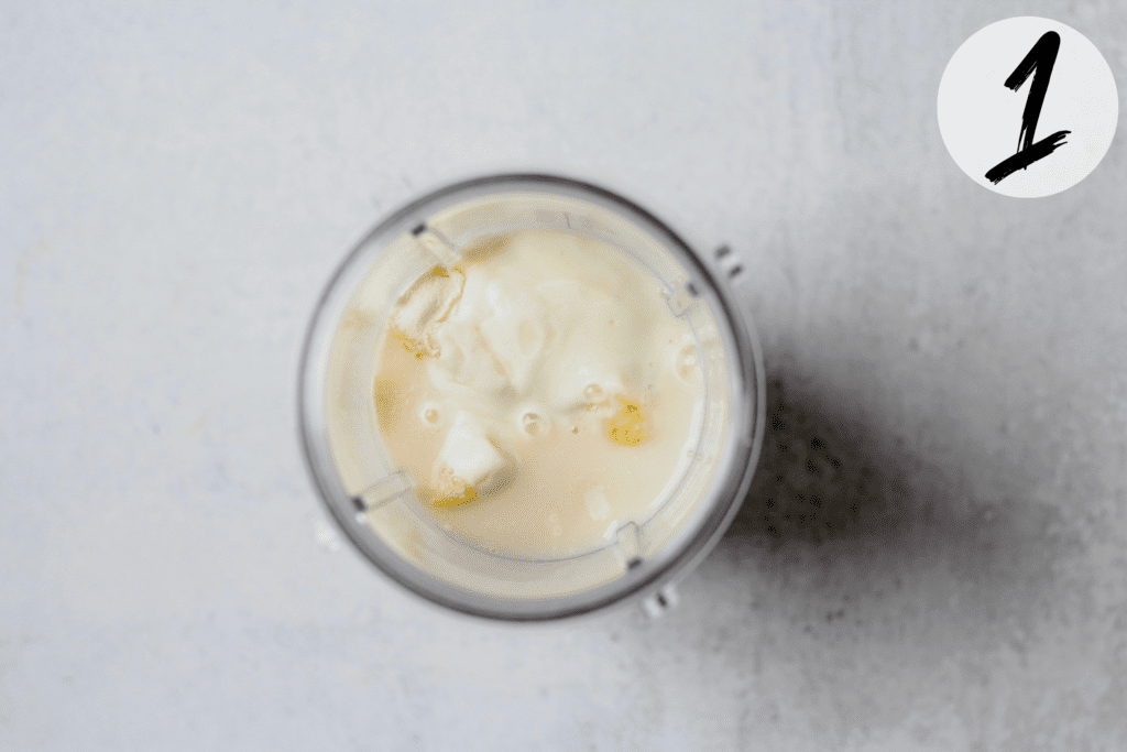 Mix everything together in a high powered blender