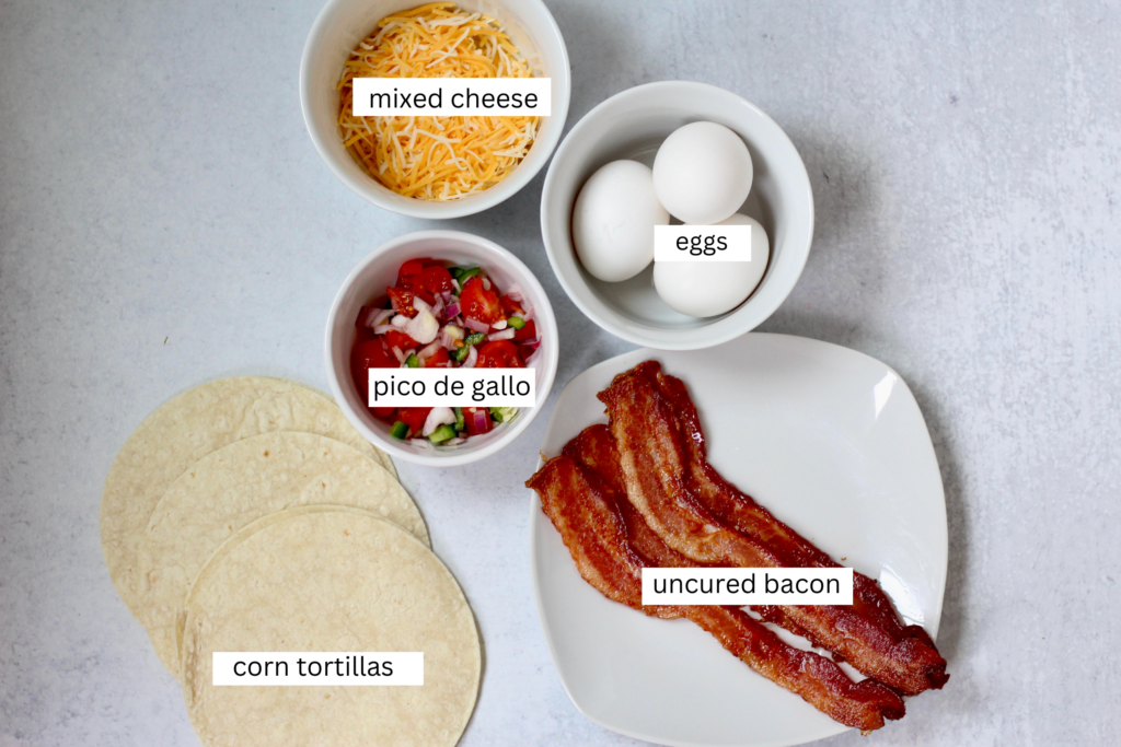 Breakfast Tacos Ingredients