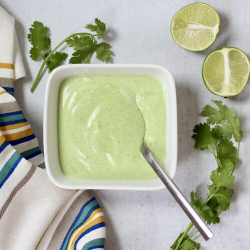 Cilantro Lime Crema