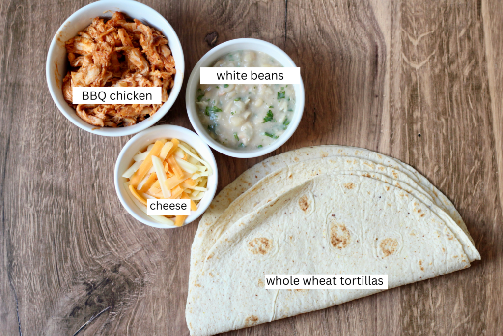 BBQ Chicken Wrap Ingredients